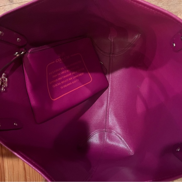 Coach City Tote reversible pink READ - Picture 4 of 5